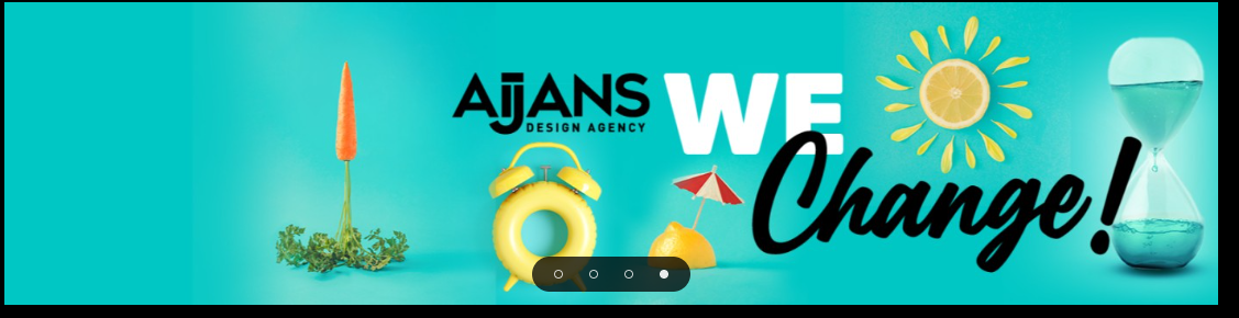 We Change — turkuaz Aijans yaratıcı dünyası